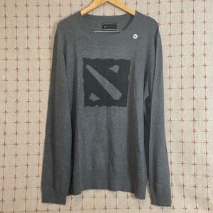WeLoveFine Dota 2 Logo Gamer Sweater XXL 2XL Oversized Unisex Wool Cashmere New